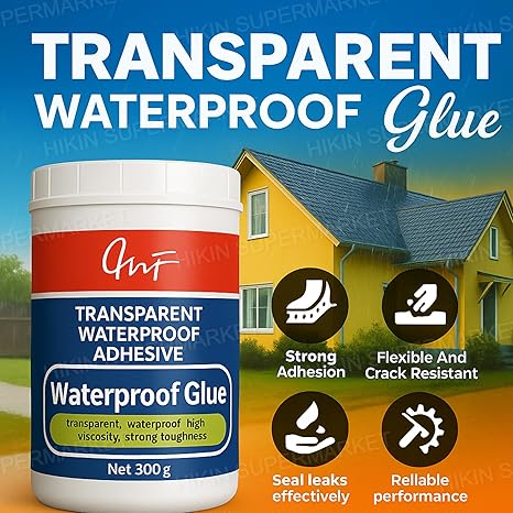 Waterproof Adhesive Glue, 300gm, with Brush