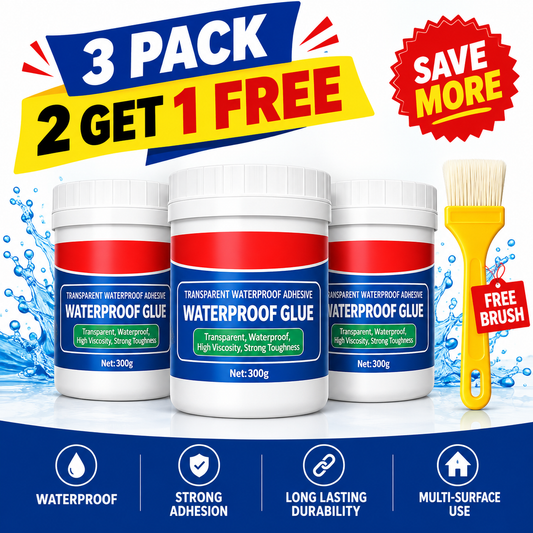Waterproof Adhesive Glue, 300gm, with Brush