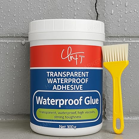 Waterproof Adhesive Glue, 300gm, with Brush