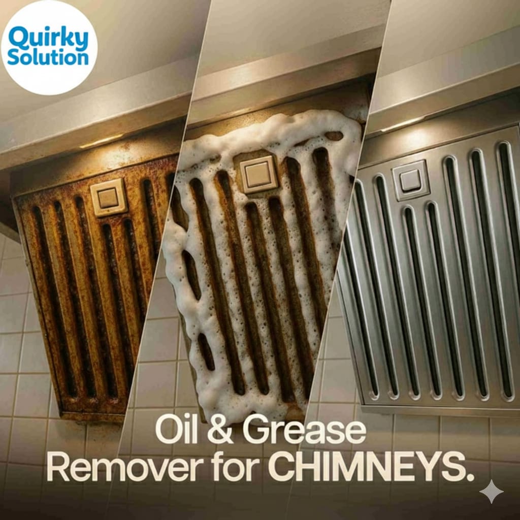 Quirky Multipurpose Foam Cleaner Spray for Upholstery, Carpets, Car Interiors, Kitchen Surfaces and Household Cleaning