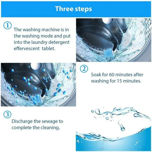 Washing Machine Deep Cleaning Tablets (Pack of 12)