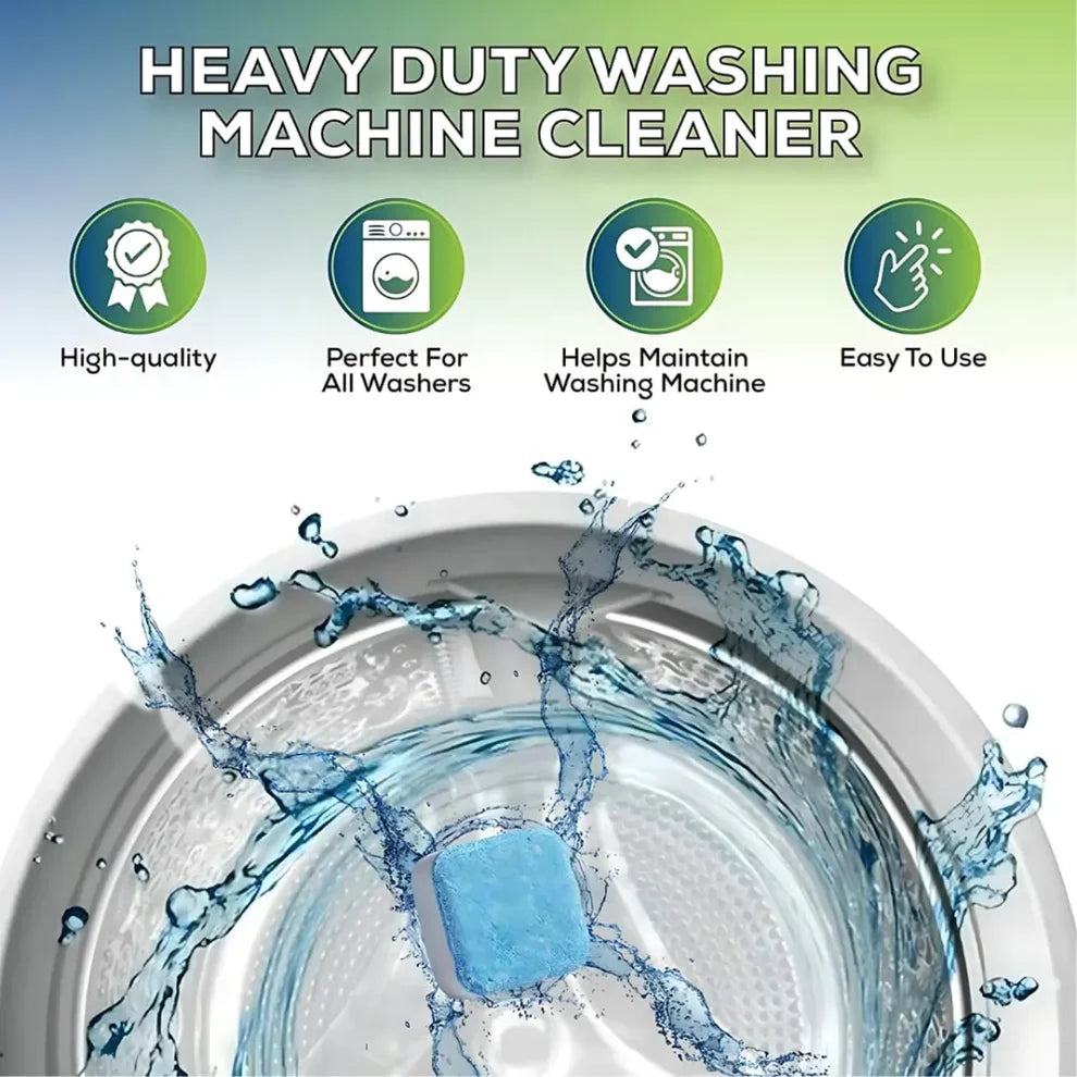 Washing Machine Deep Cleaning Tablets (Pack of 12)